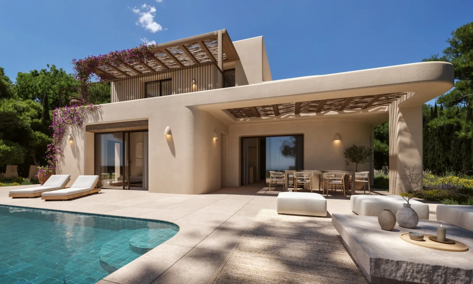 Reforma Integral en estilo Ibiza con Vistas Ininterrumpidas al Mediterráneo en Balcón al Mar, Jávea