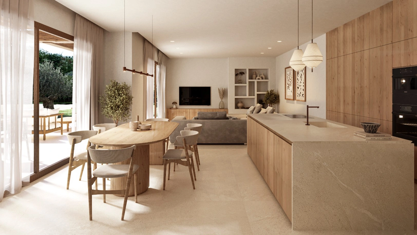 Villa estilo estilo ibicenco-mediterráneo en venta en Benissa |Fustera
