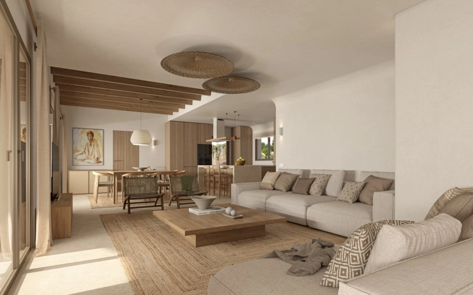 Villa Mediterránea reformada con vistas al mar en Benissa Costa | La Fustera