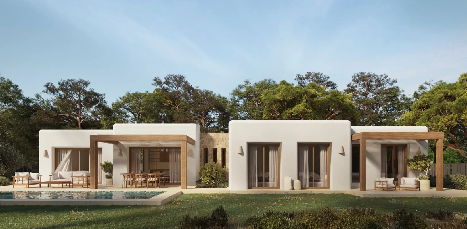 Villa estilo estilo ibicenco-mediterráneo en venta en Benissa |Fustera