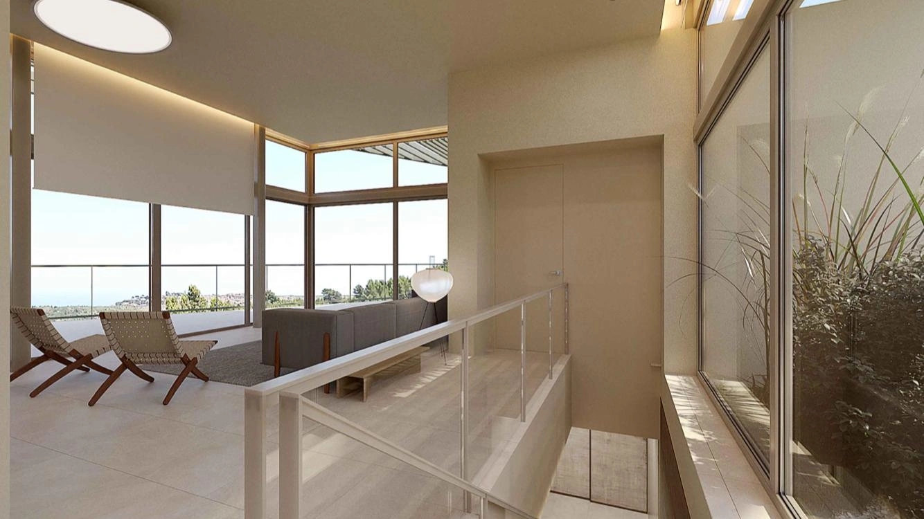 "Montgó House": Proyecto de Autor con Licencia Concedida y Vistas Infinitas en Dénia.