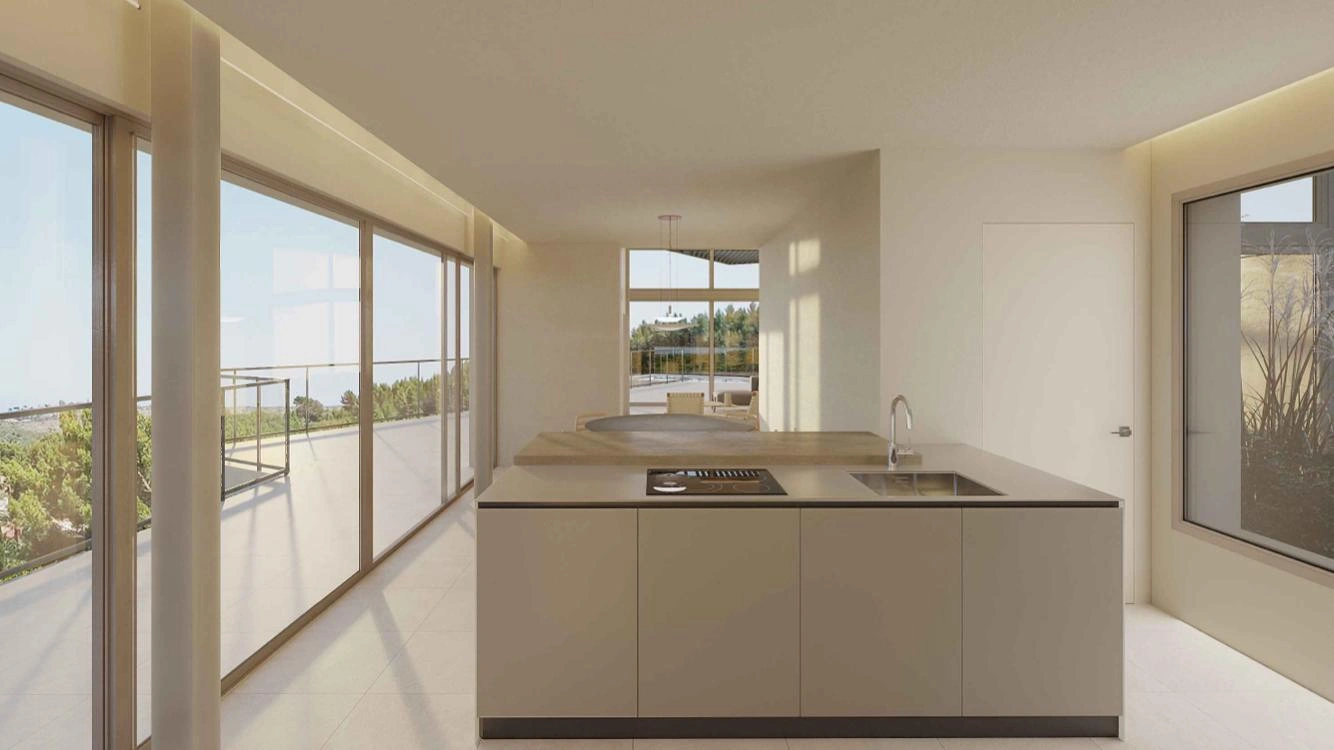 "Montgó House": Proyecto de Autor con Licencia Concedida y Vistas Infinitas en Dénia.