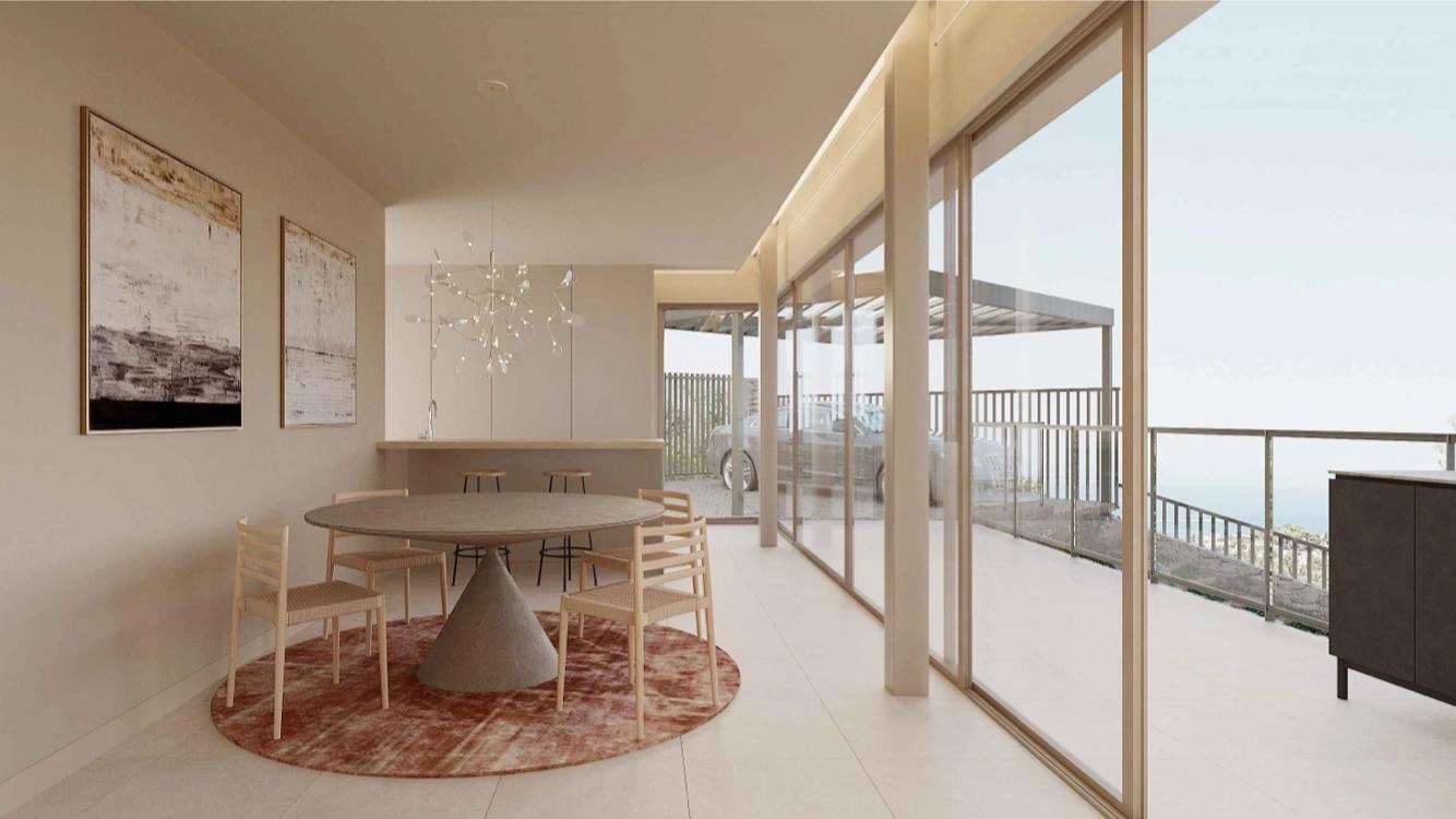"Montgó House": Proyecto de Autor con Licencia Concedida y Vistas Infinitas en Dénia.