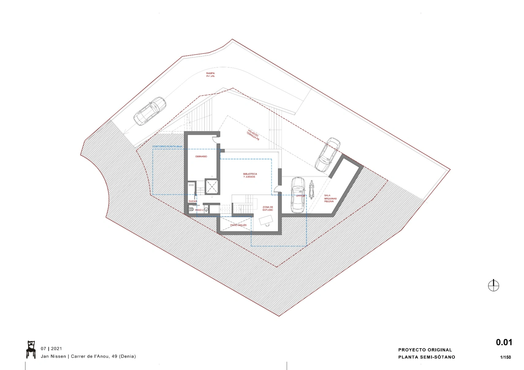 "Montgó House": Proyecto de Autor con Licencia Concedida y Vistas Infinitas en Dénia.