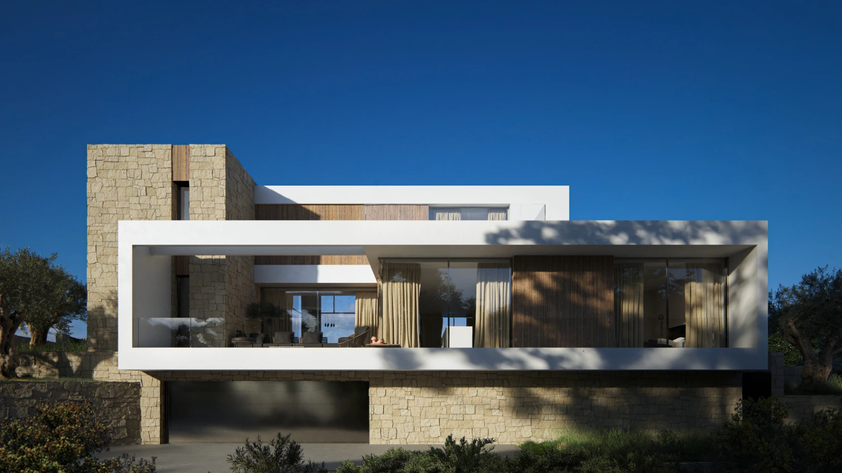 Villa de lujo moderna con vistas al mar en venta en Moraira | Fanadix