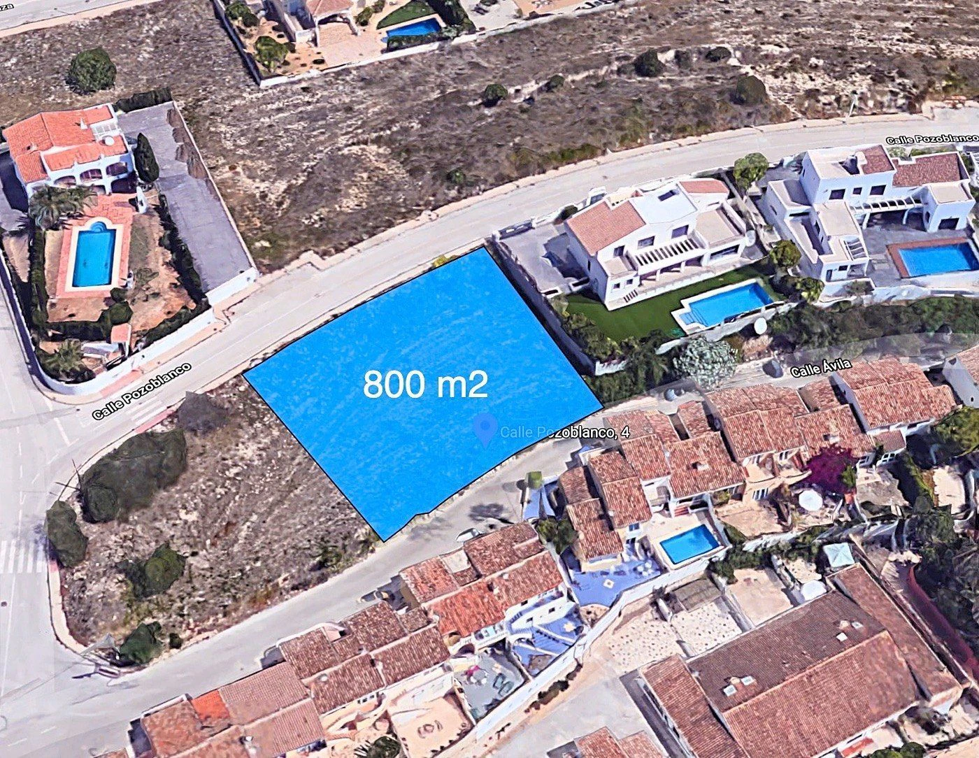 Parcela edificable con vistas al mar en venta en Moraira, Costa Blanca