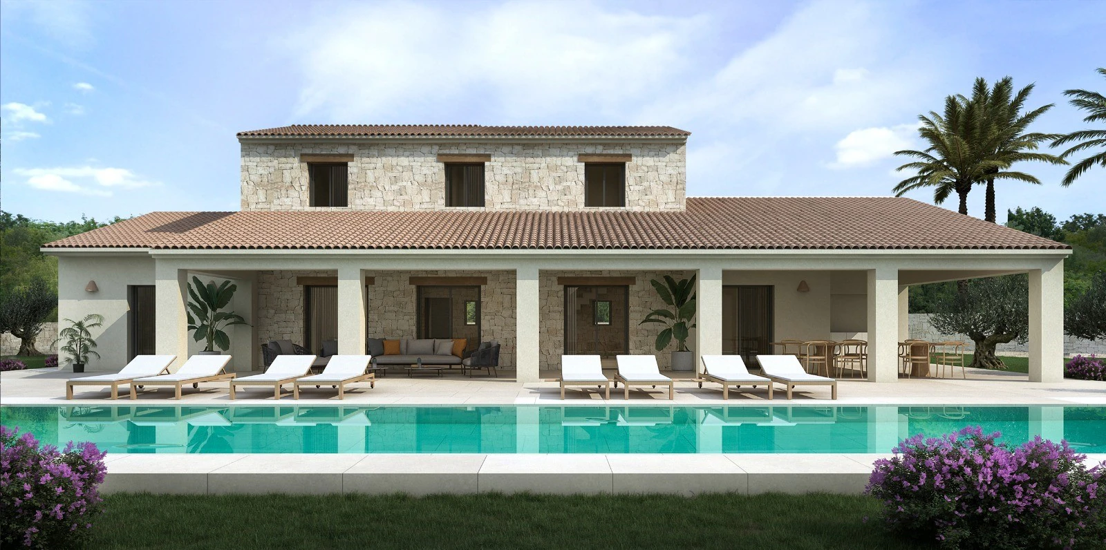 Casa de campo estilo rústico en venta en Moraira, Costa Blanca