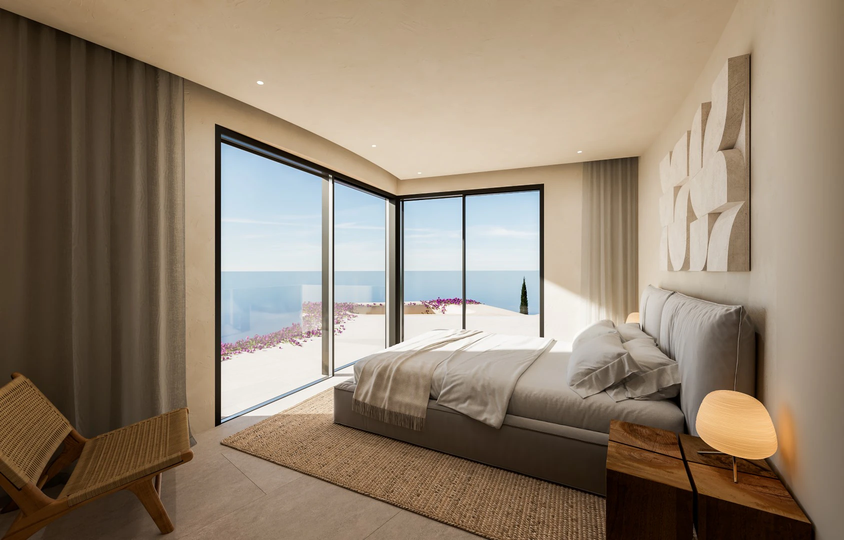 Villa Estilo ibicenco con vistas al mar en Ambolo Jávea
