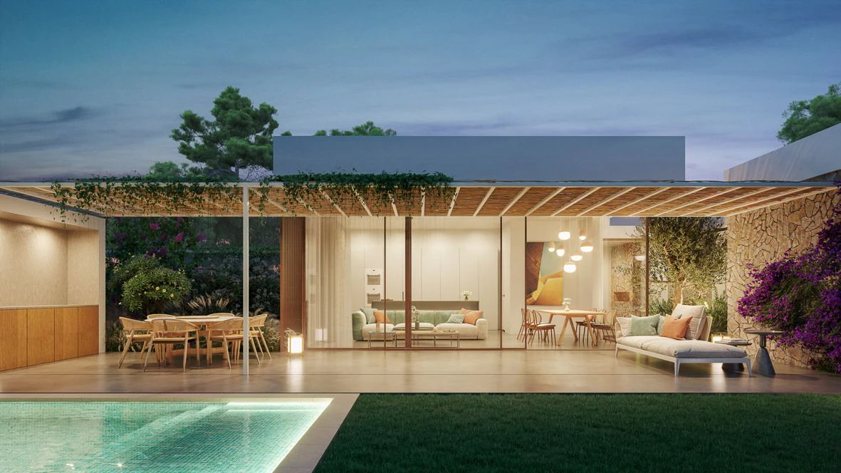 New build villa just a stone's throw from the city.