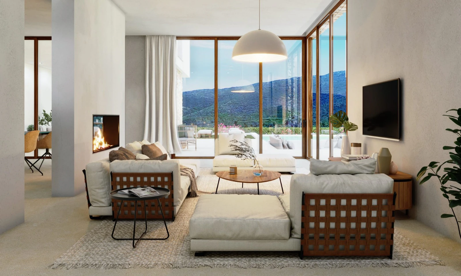 Chalet obra nueva estilo Ibicenco en venta en las Laderas Jávea, Costa Blanca