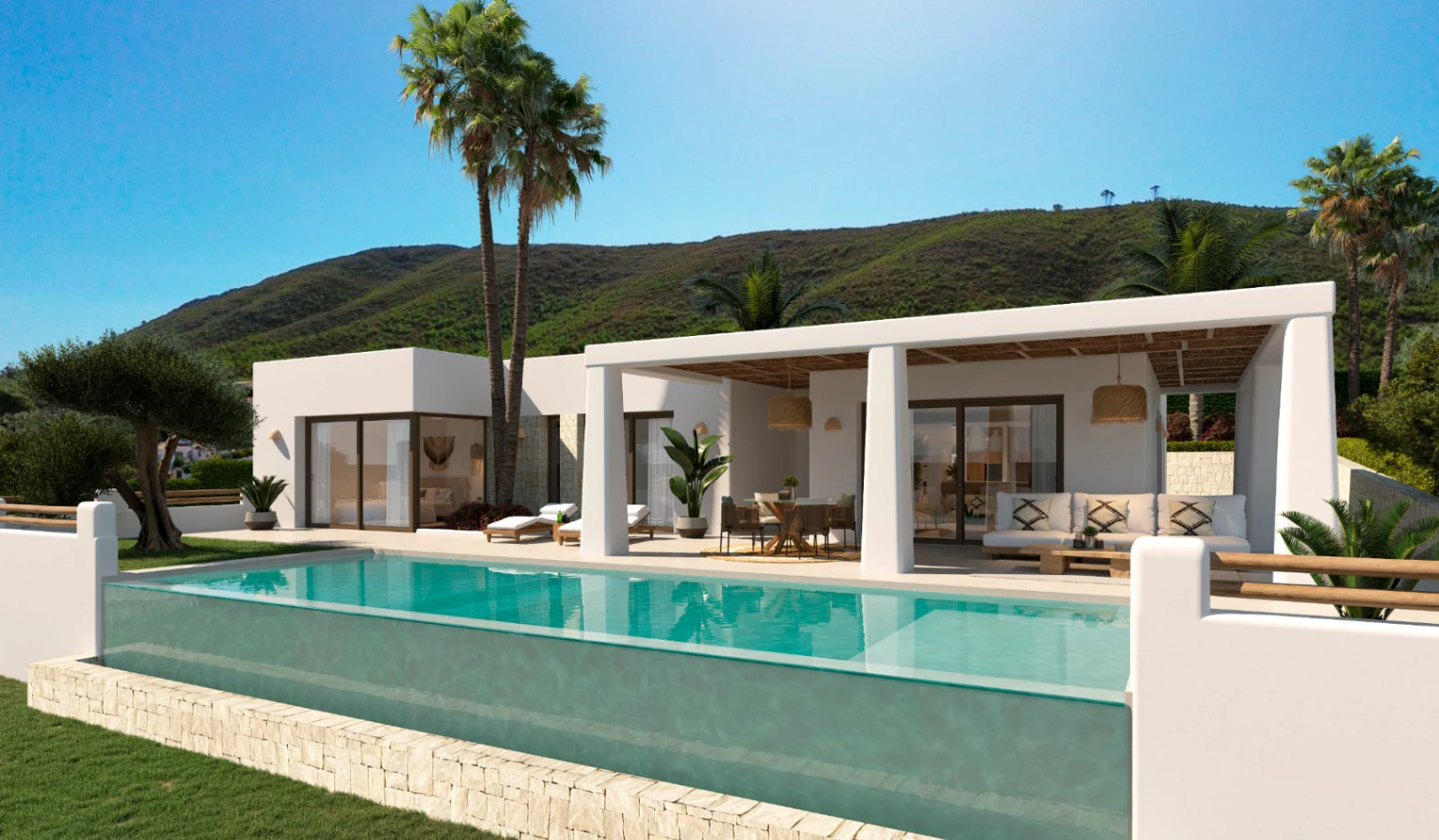 Villa estilo Ibicenco en venta en Las Lomas del Rey Jávea, Costa Blanca