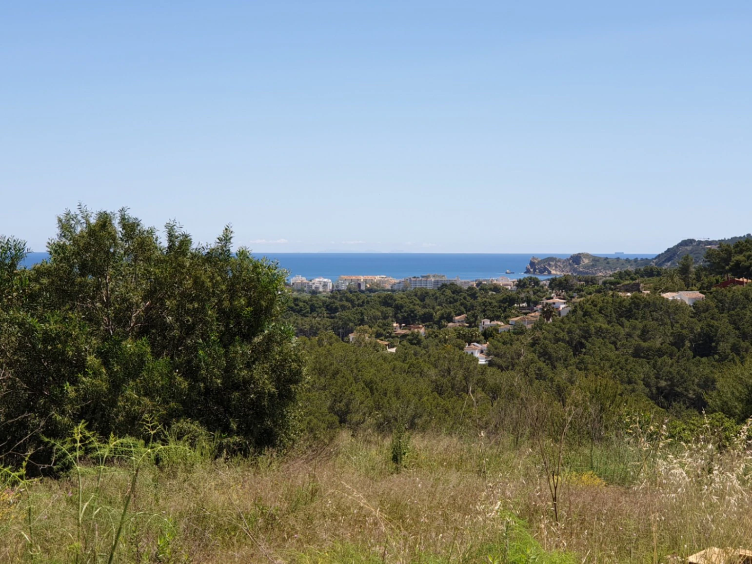Parcela edificables con vistas al mar en venta en Cansalades Javea