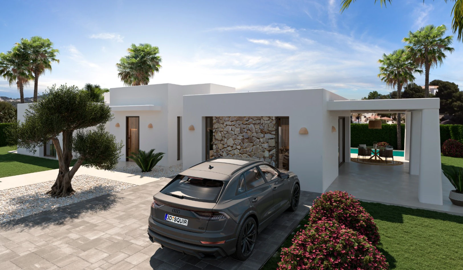 Ibizenkernstil Chalet zu verkaufen in Las Lomas del Rey Jávea, Costa Blanca