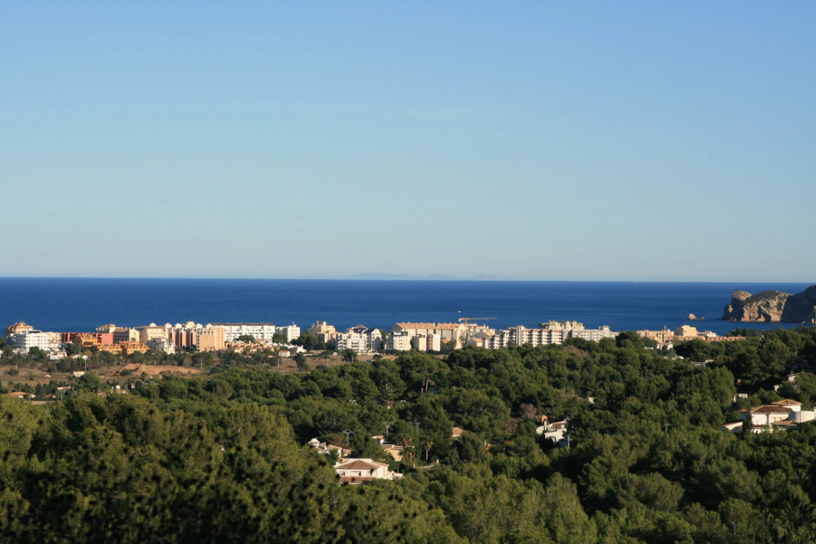Parcela edificables con vistas al mar en venta en Cansalades Javea