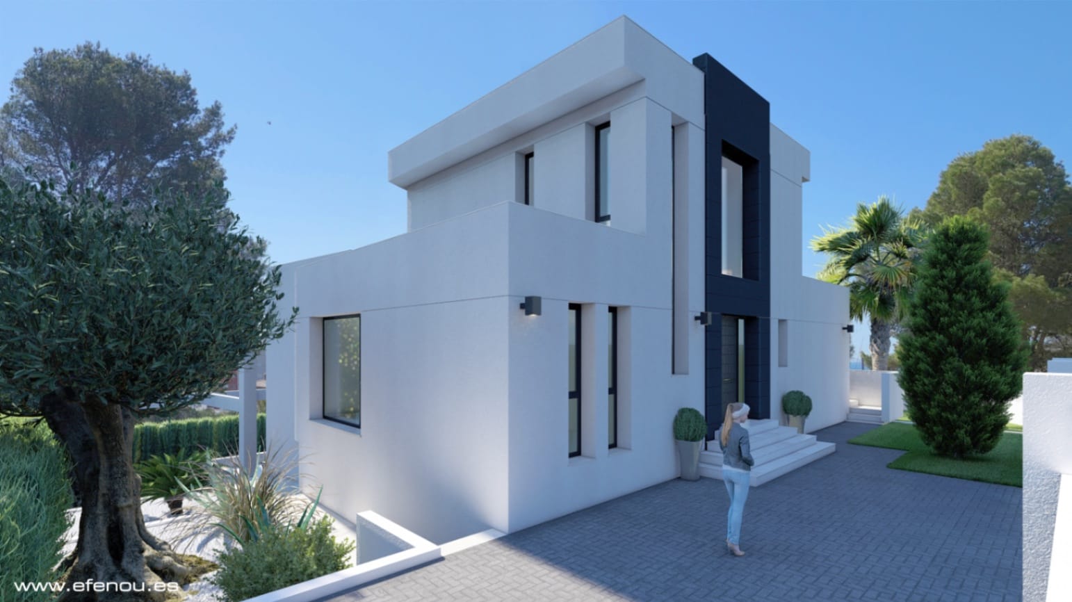 Villa de ensueño con impresionantes vistas al mar en Calpe