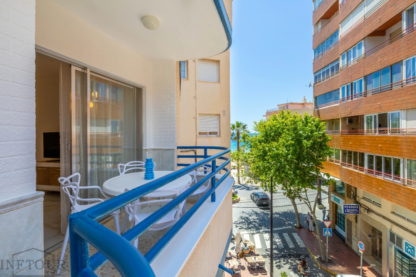 Apartamento de 3 dormitorios con vista mar en el centro de Calpe