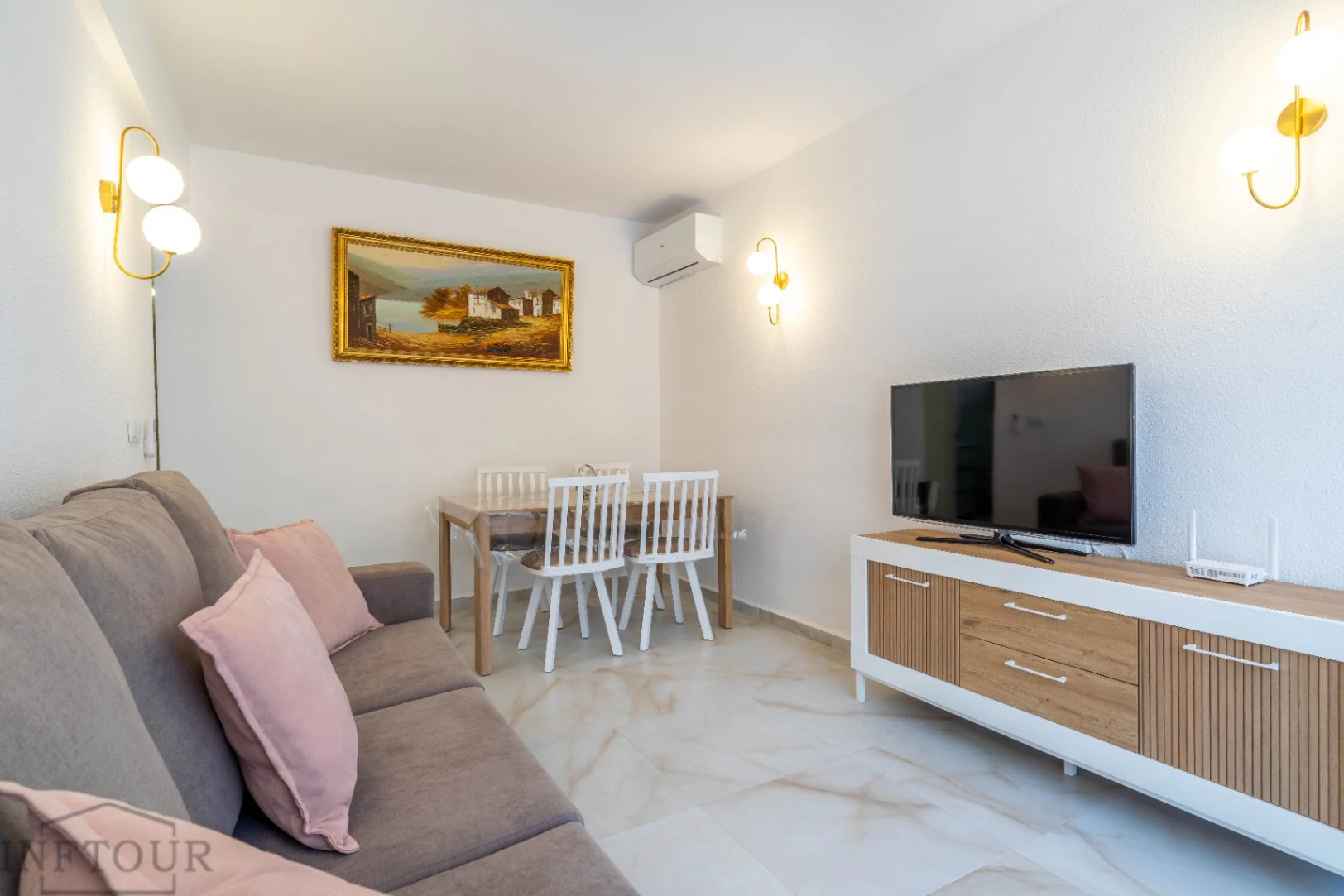 Apartamento de 3 dormitorios con vista mar en el centro de Calpe