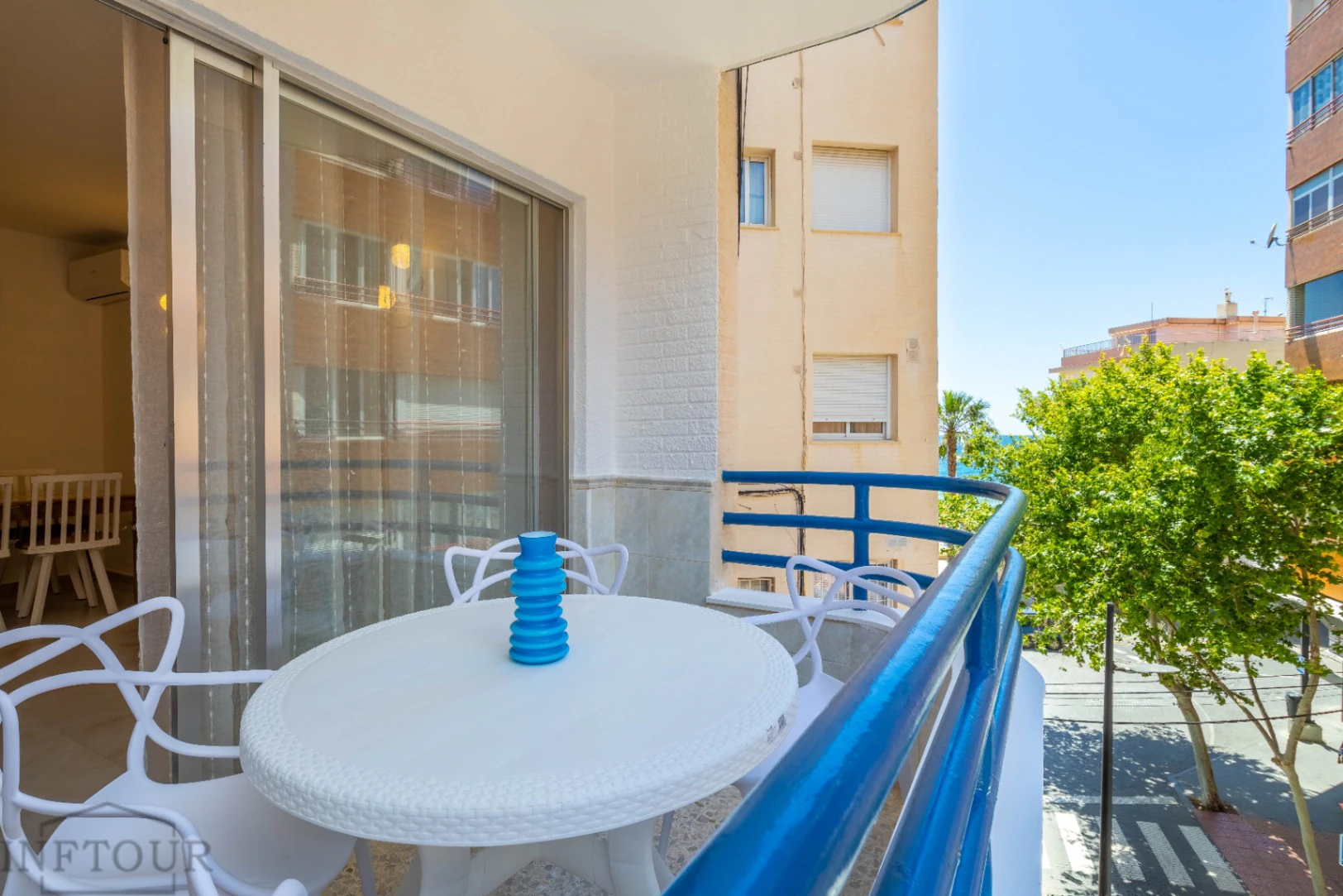 Apartamento de 3 dormitorios con vista mar en el centro de Calpe