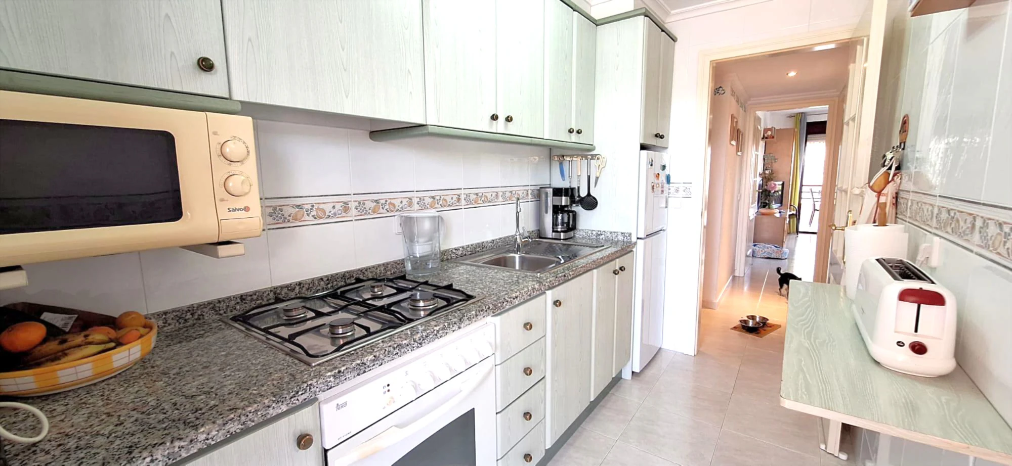 Wohnung mit 2 Schlafzimmern und zwei Terrassen in erster Reihe am Strand La Fossa, Calpe, inklusive Garage.