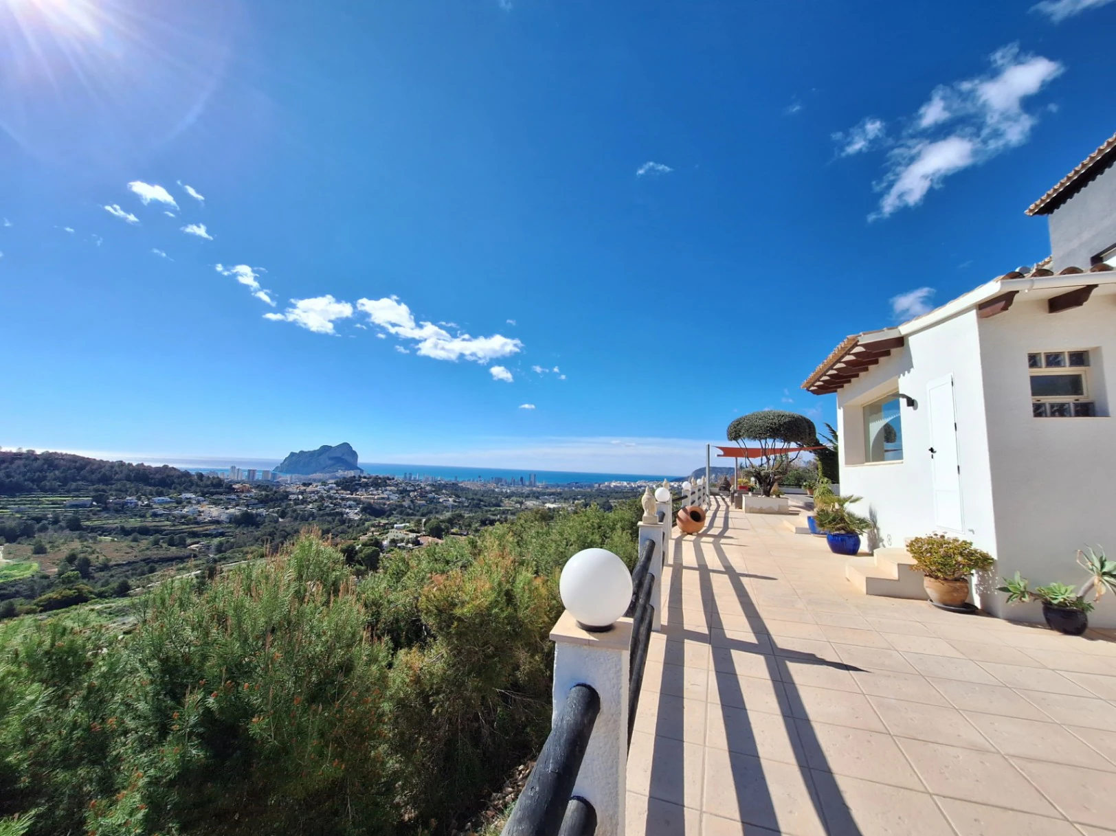 Villa con vistas panorámicas en Calpe