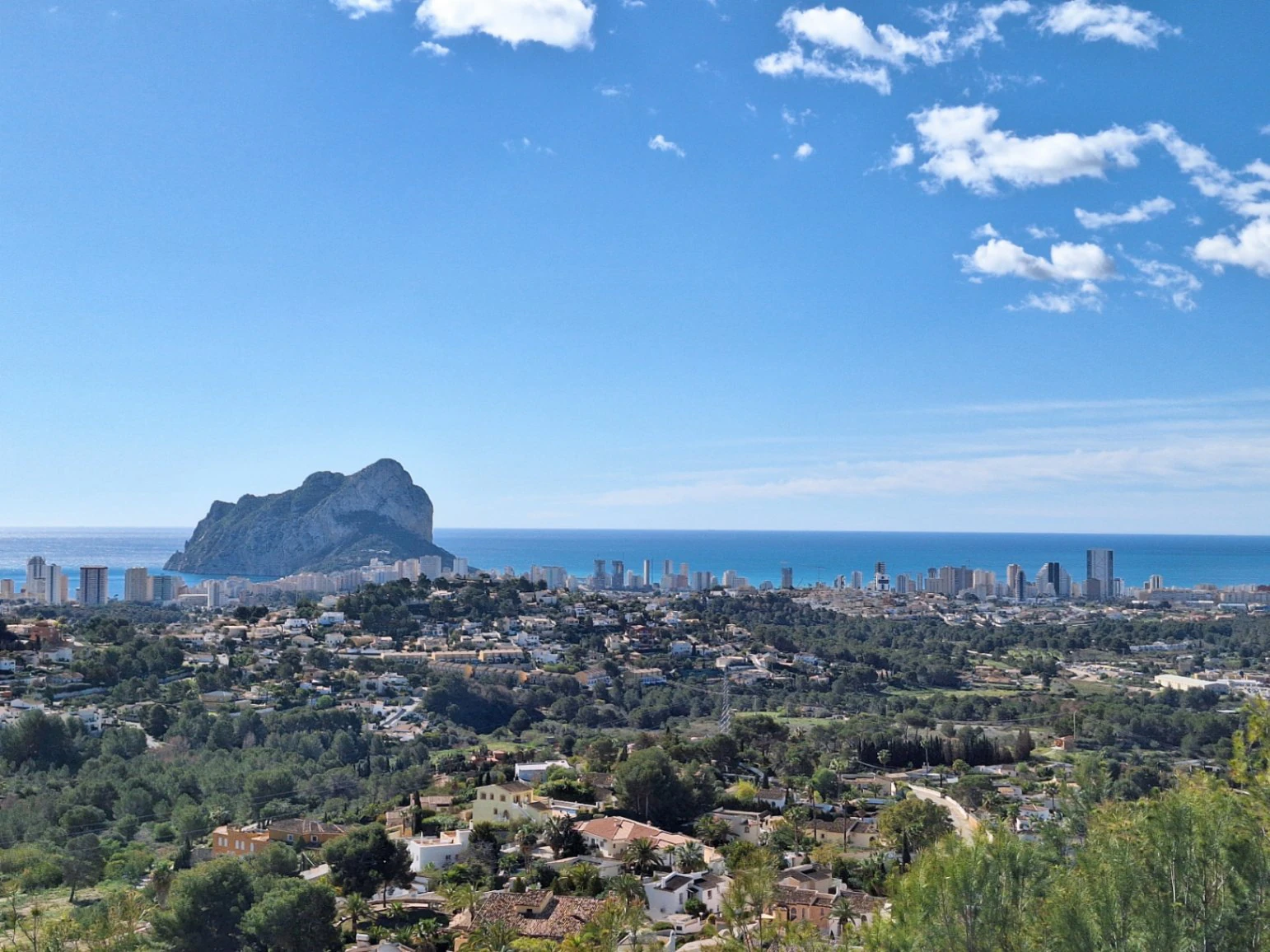 Villa con vistas panorámicas en Calpe