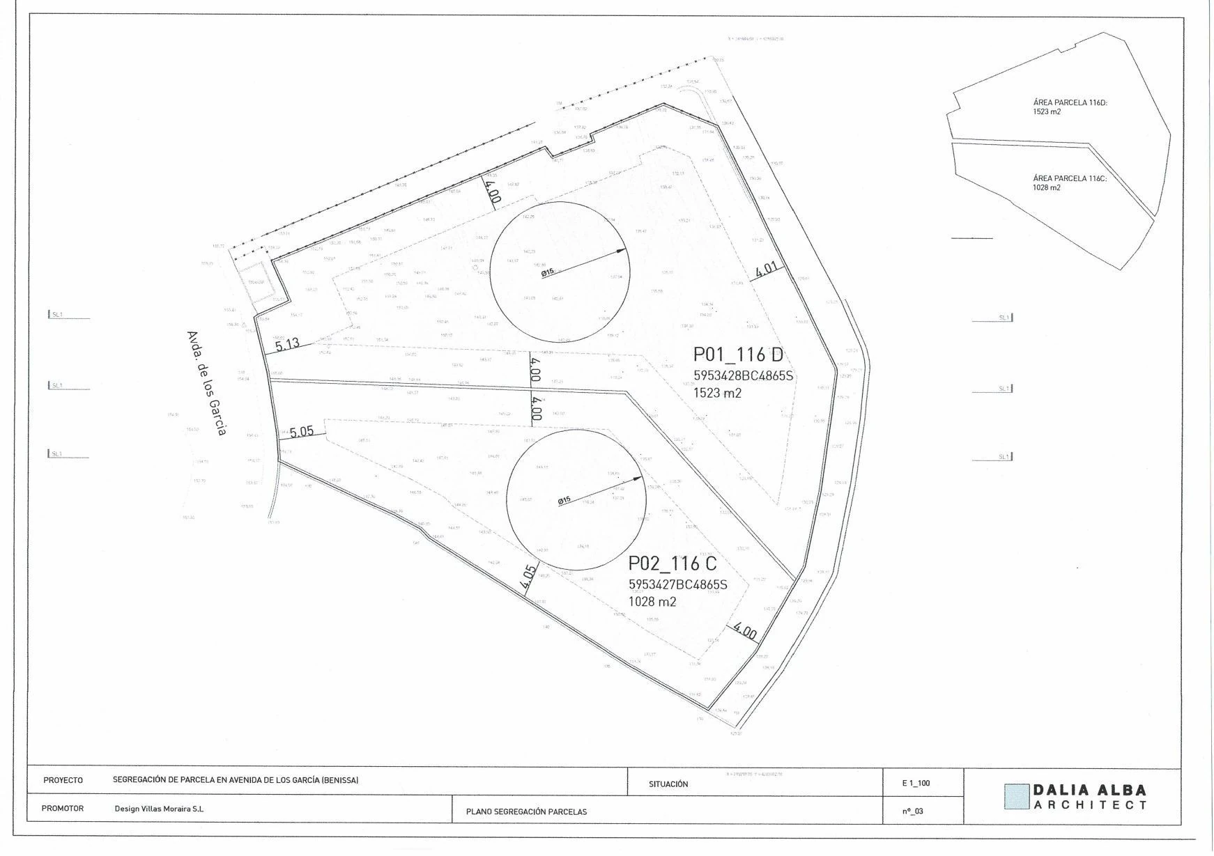 Parcela en venta en Benissa