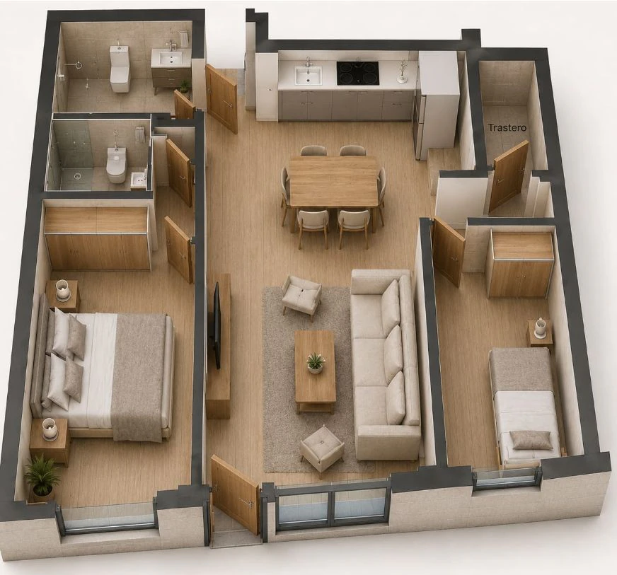 Oportunidad Única: Planta Baja Convertida en Vivienda Moderna