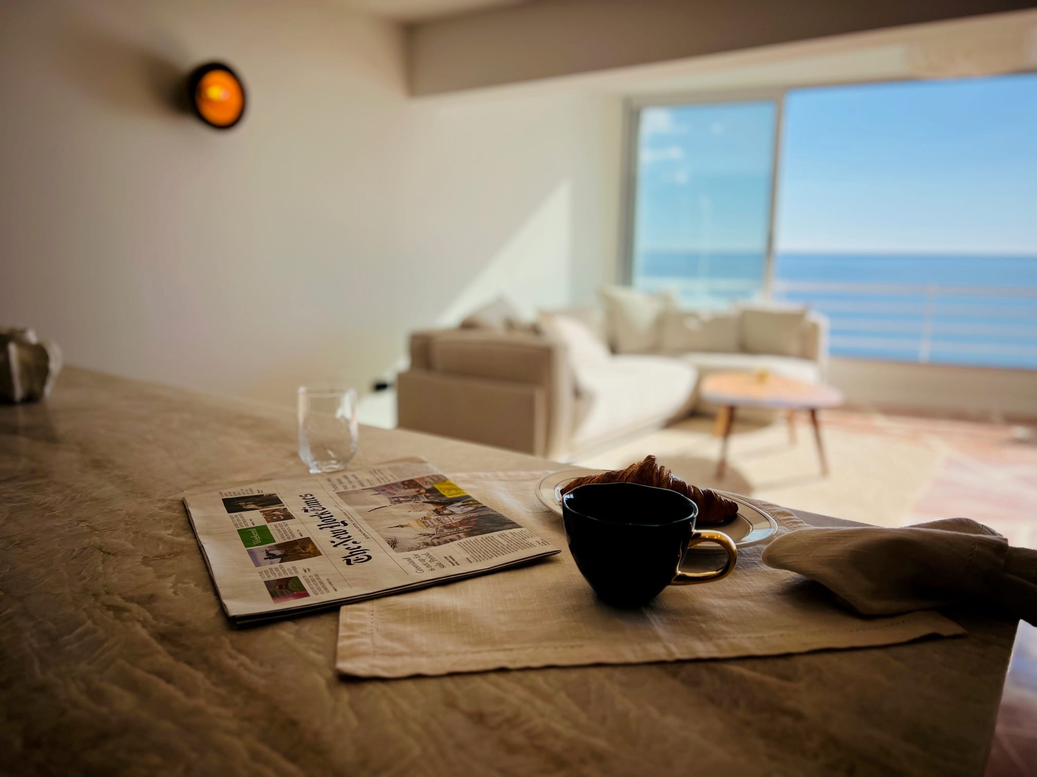 Apartment with spectacular panoramic sea views in Altea