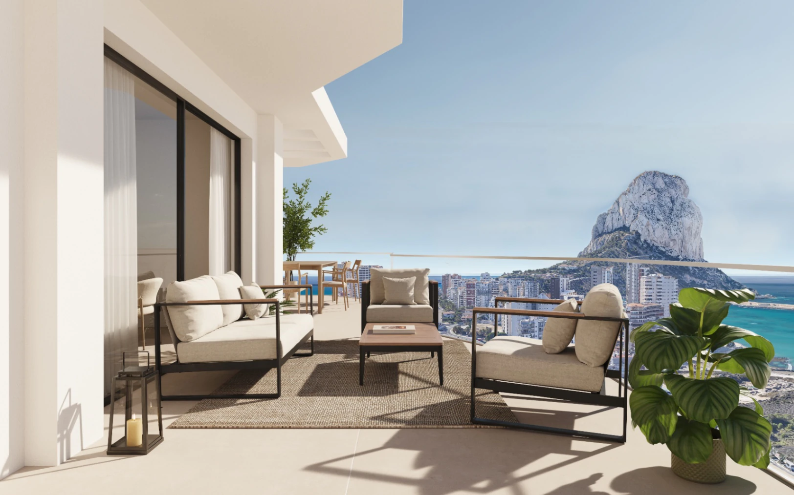 Mieszkanie na sprzedaż z 2, 3 sypialniami w Calpe blisko plaży, Alicante