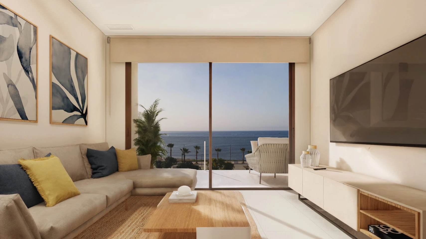 Luxury apartment frontline in the center of Villajoyosa!