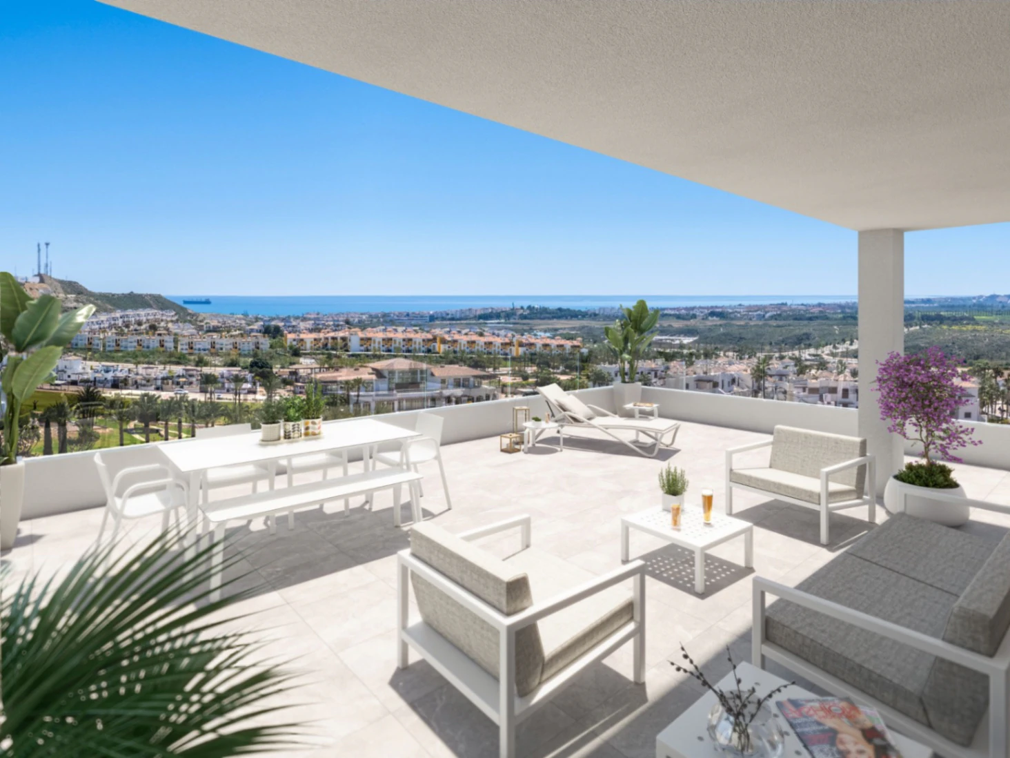 New apartments and villas in the town of Vera, Almeria.