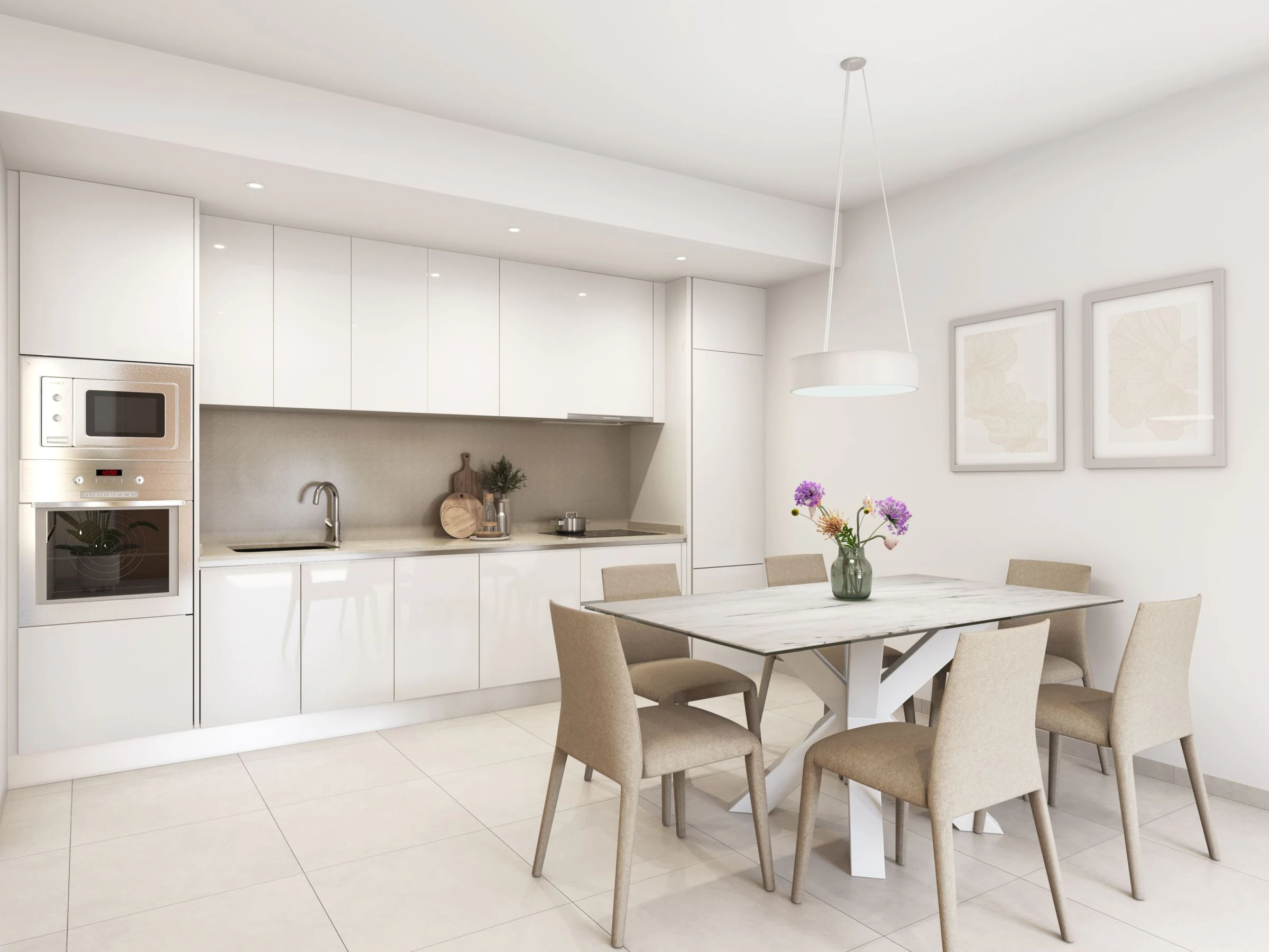 New apartments and villas in the town of Vera, Almeria.
