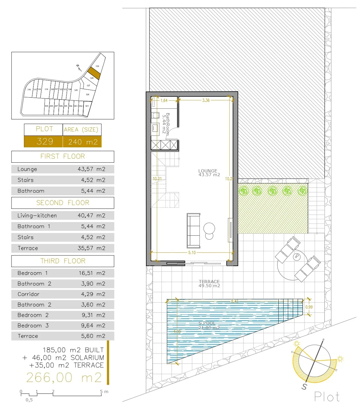 Magnifica Villa de 3 habitaciones  en venta en Villamartín