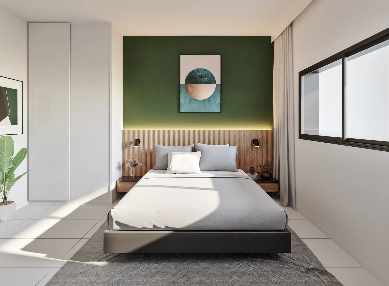 Seventh-floor three-bedroom apartment in San Miguel.