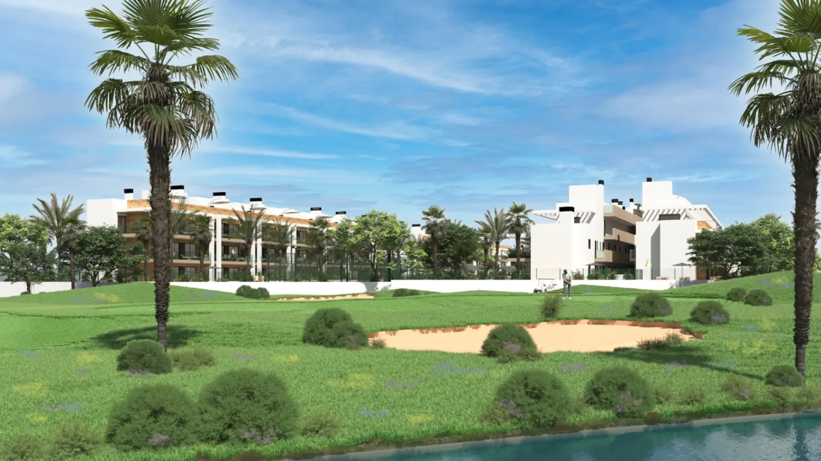 Apartamento de dos habitaciones en Los Alcázares.