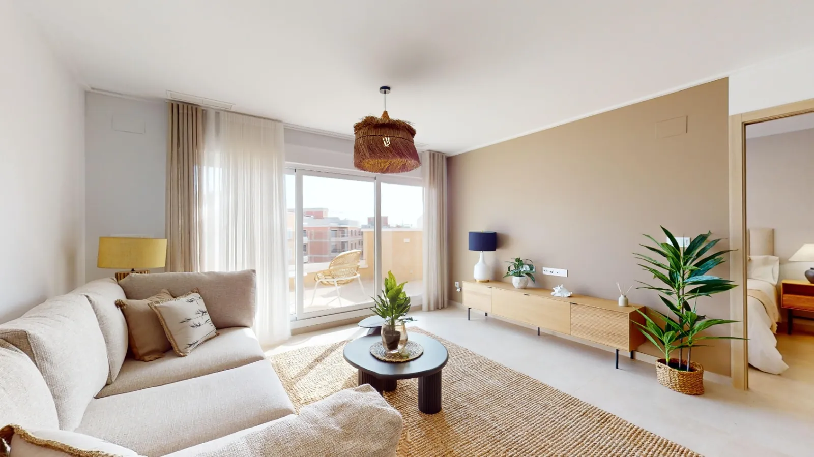 Apartamento de tres habitaciones en Pilar de la Horadada.