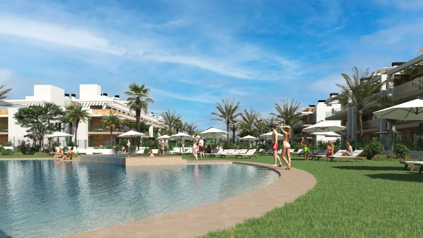 Apartamento de dos habitaciones en Los Alcázares.