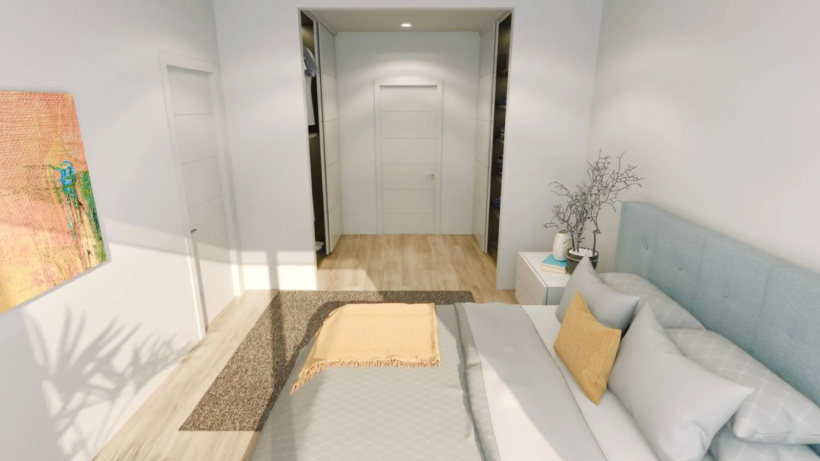 Apartamento de tres habitaciones en Torrevieja.