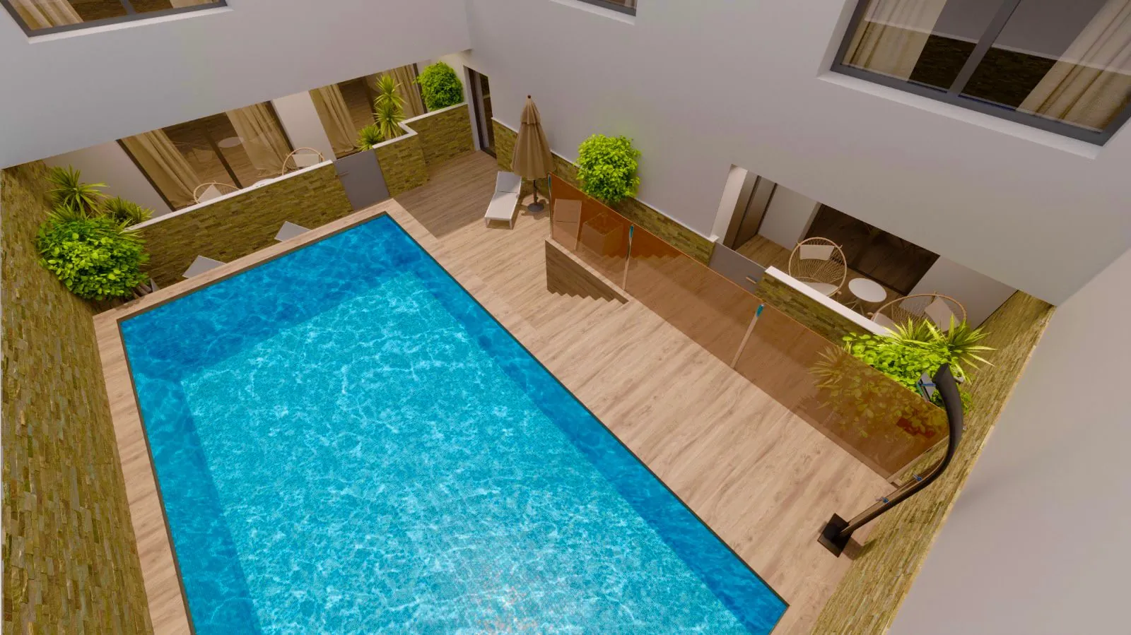 Apartamento de tres habitaciones en Torrevieja.