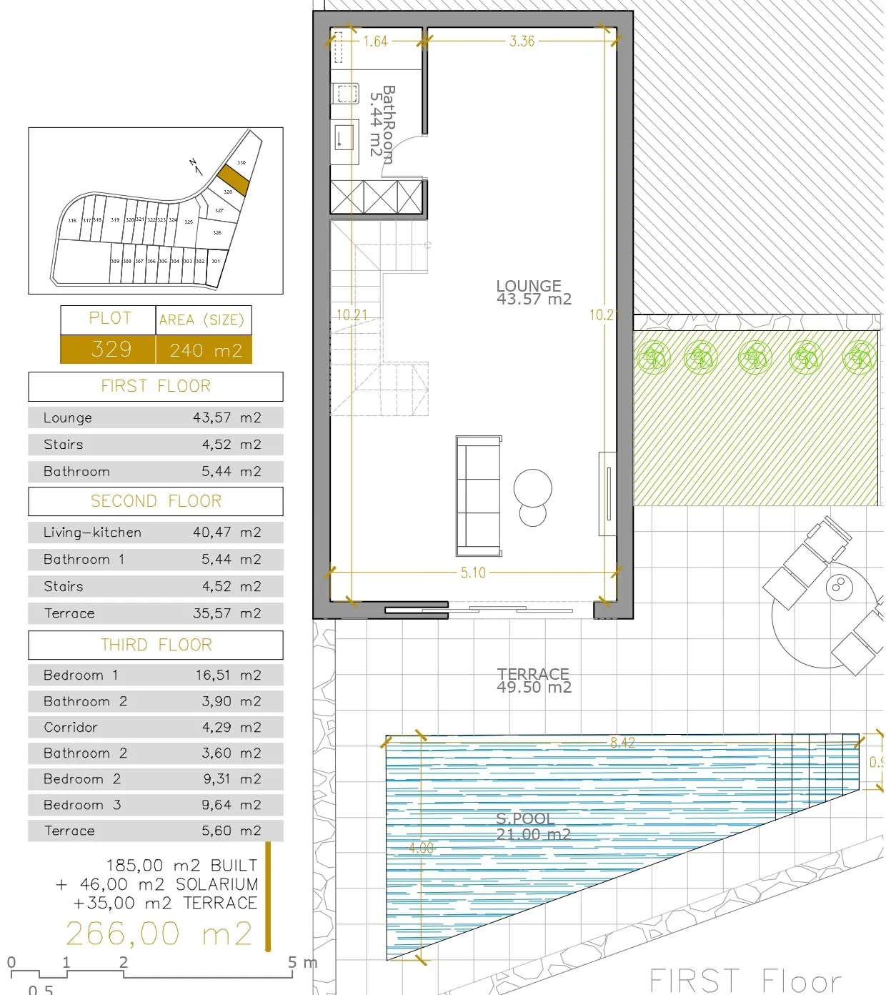 Magnifica Villa de 3 habitaciones  en venta en Villamartín