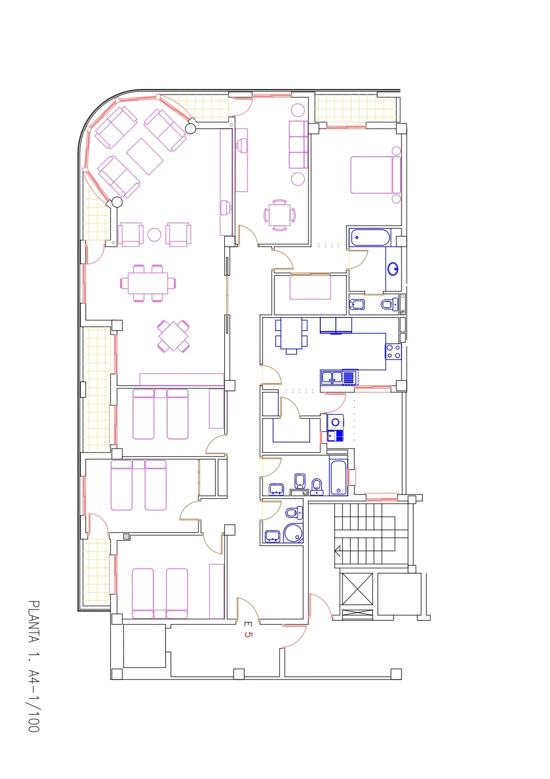 Apartamento de 3 habitaciones en el centro de Torrevieja