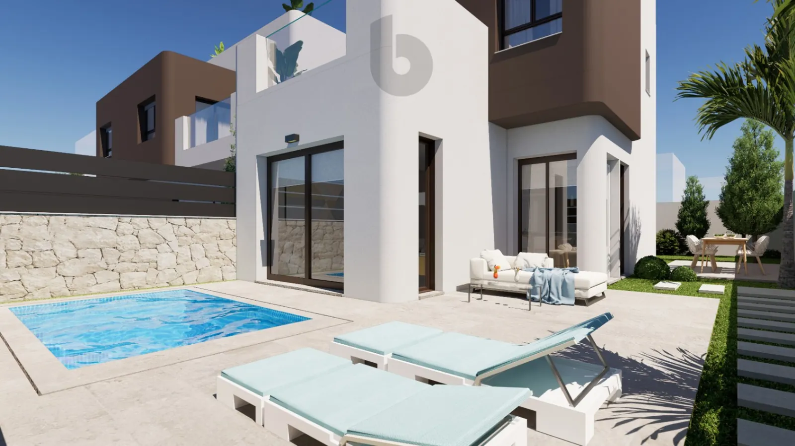 Villa de tres habitaciones en Torre de la Horadada.