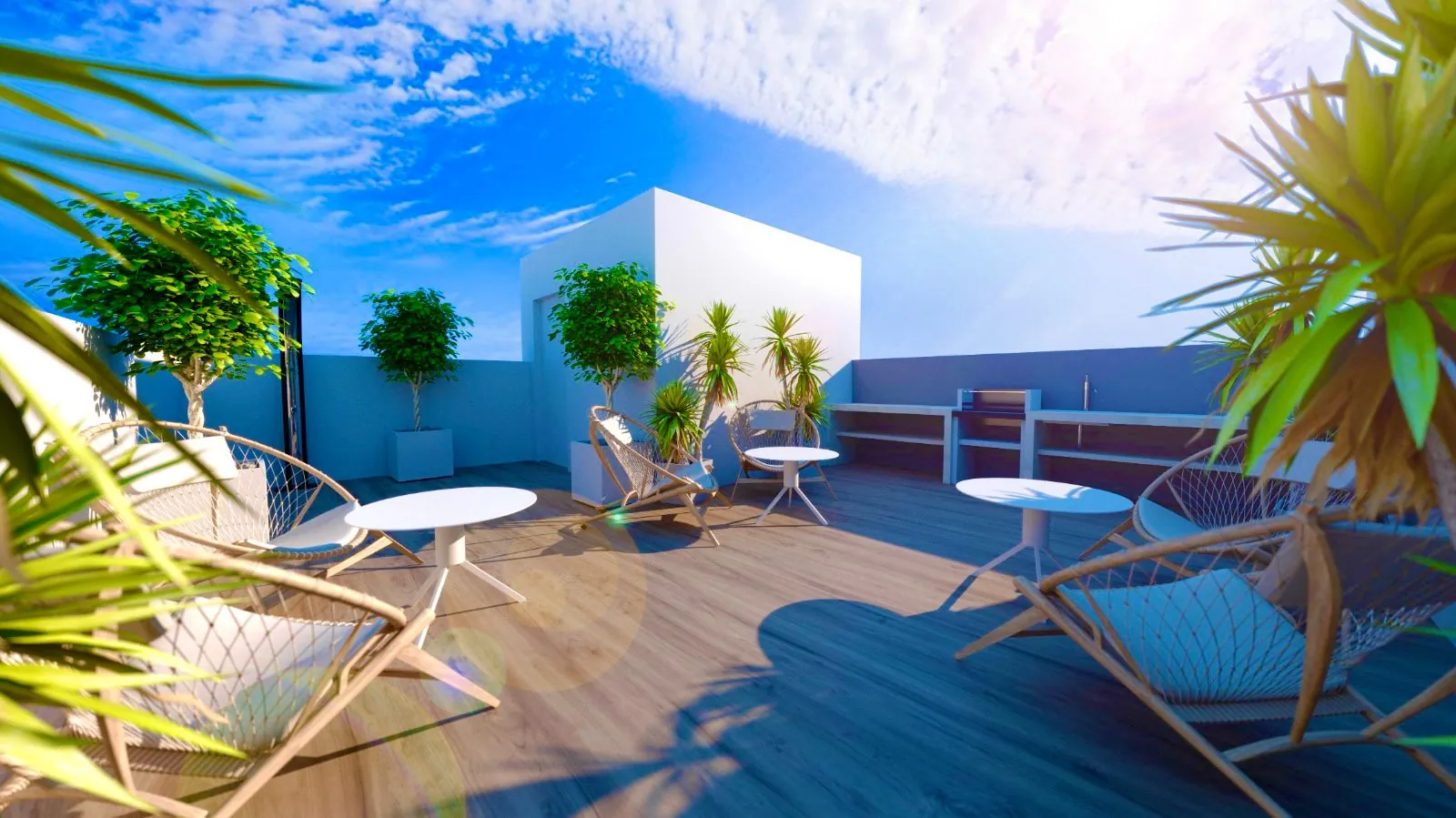 Apartamento de tres habitaciones en Torrevieja.