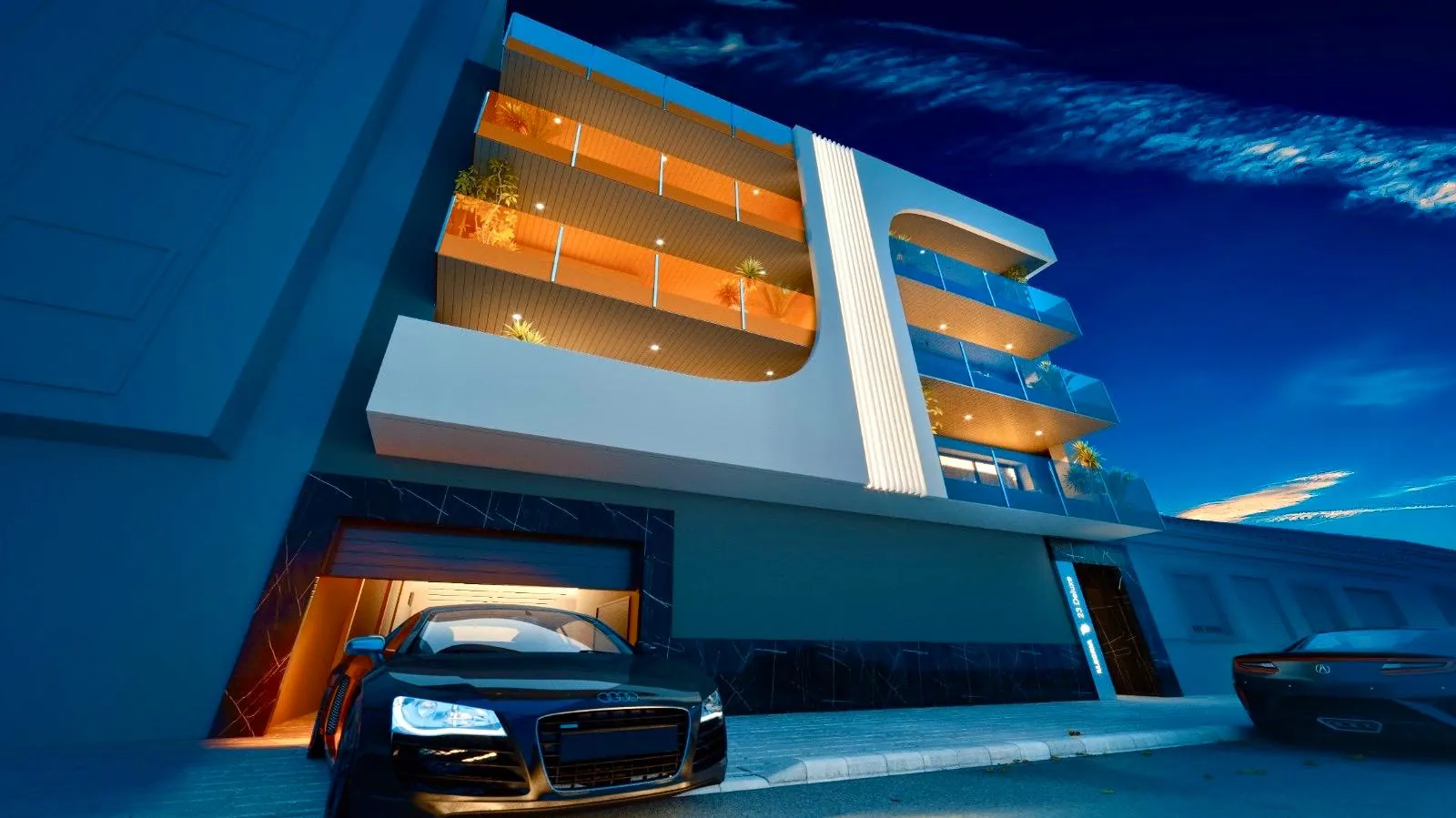 Apartamento de tres habitaciones en Torrevieja.