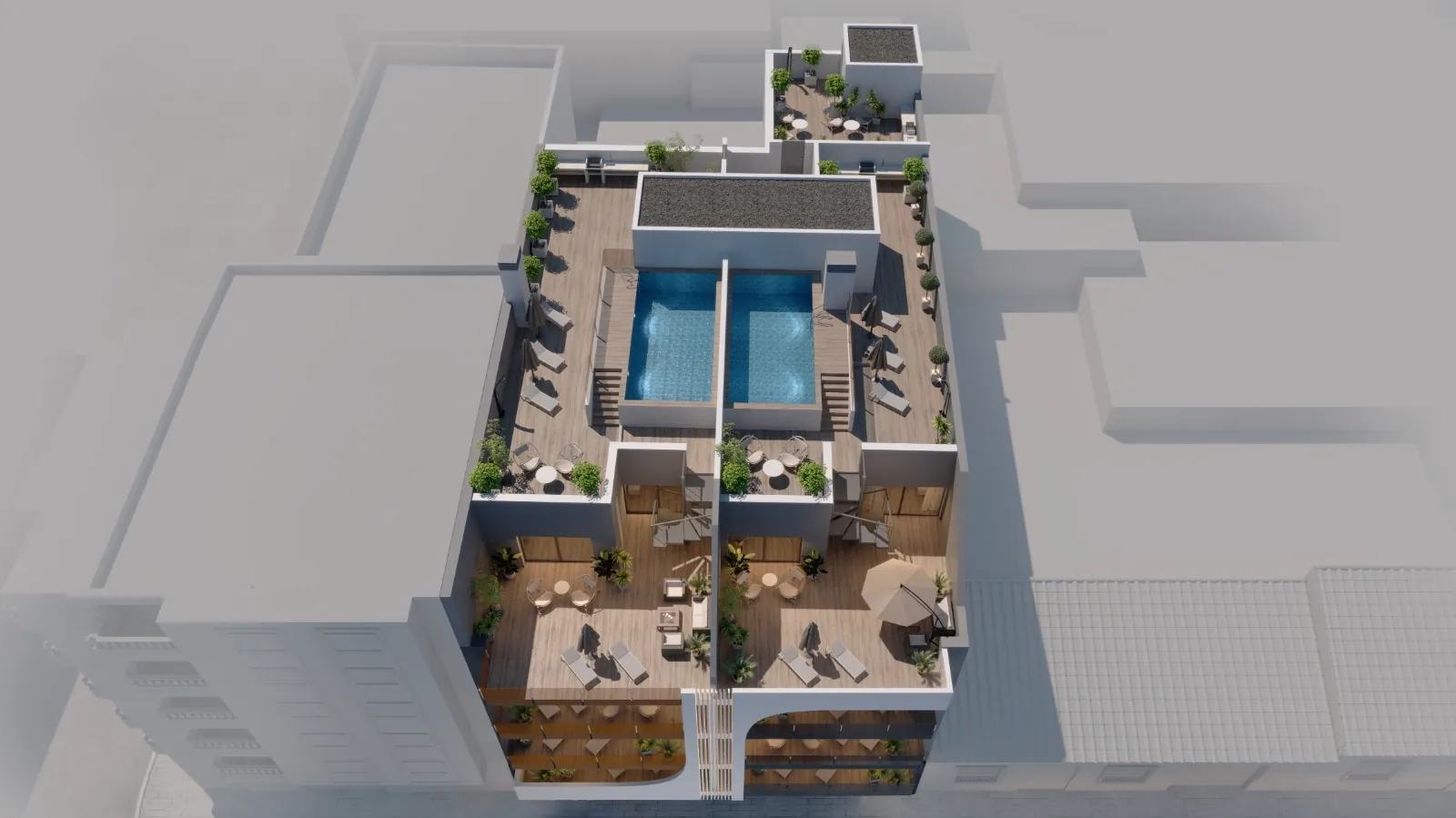 Apartamento de tres habitaciones en Torrevieja.