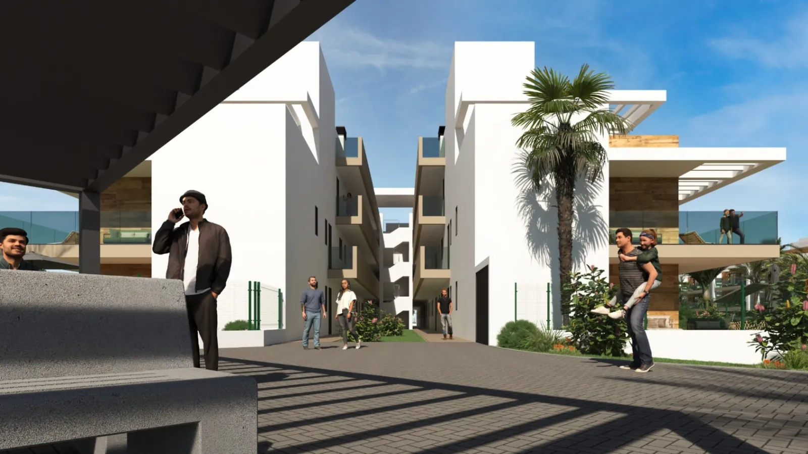 Apartamento de dos habitaciones en Los Alcázares.
