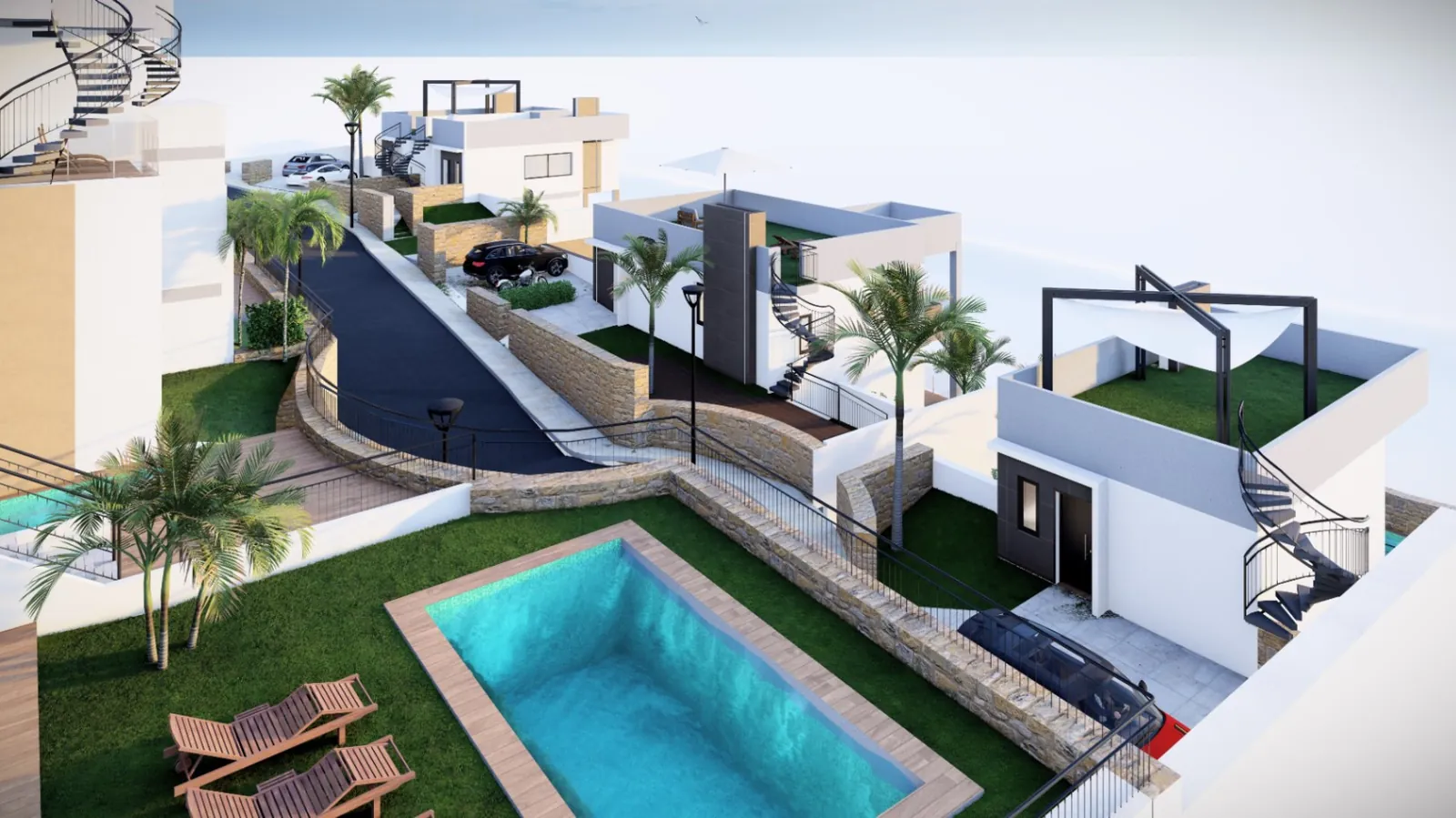 Villa pareada en La Finca Golf Algorfa.