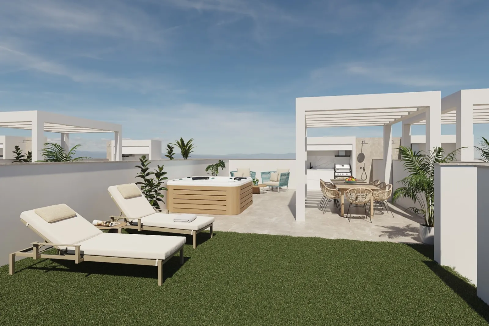 Magnifico Bungalow de 2 dormitorios en venta en Pilar de la Horadada