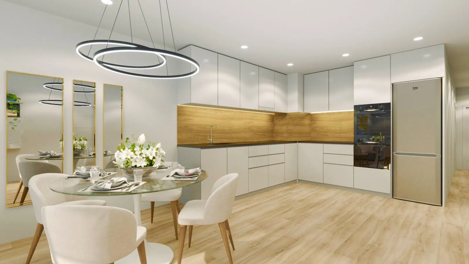 Apartamento de tres habitaciones en Torrevieja.