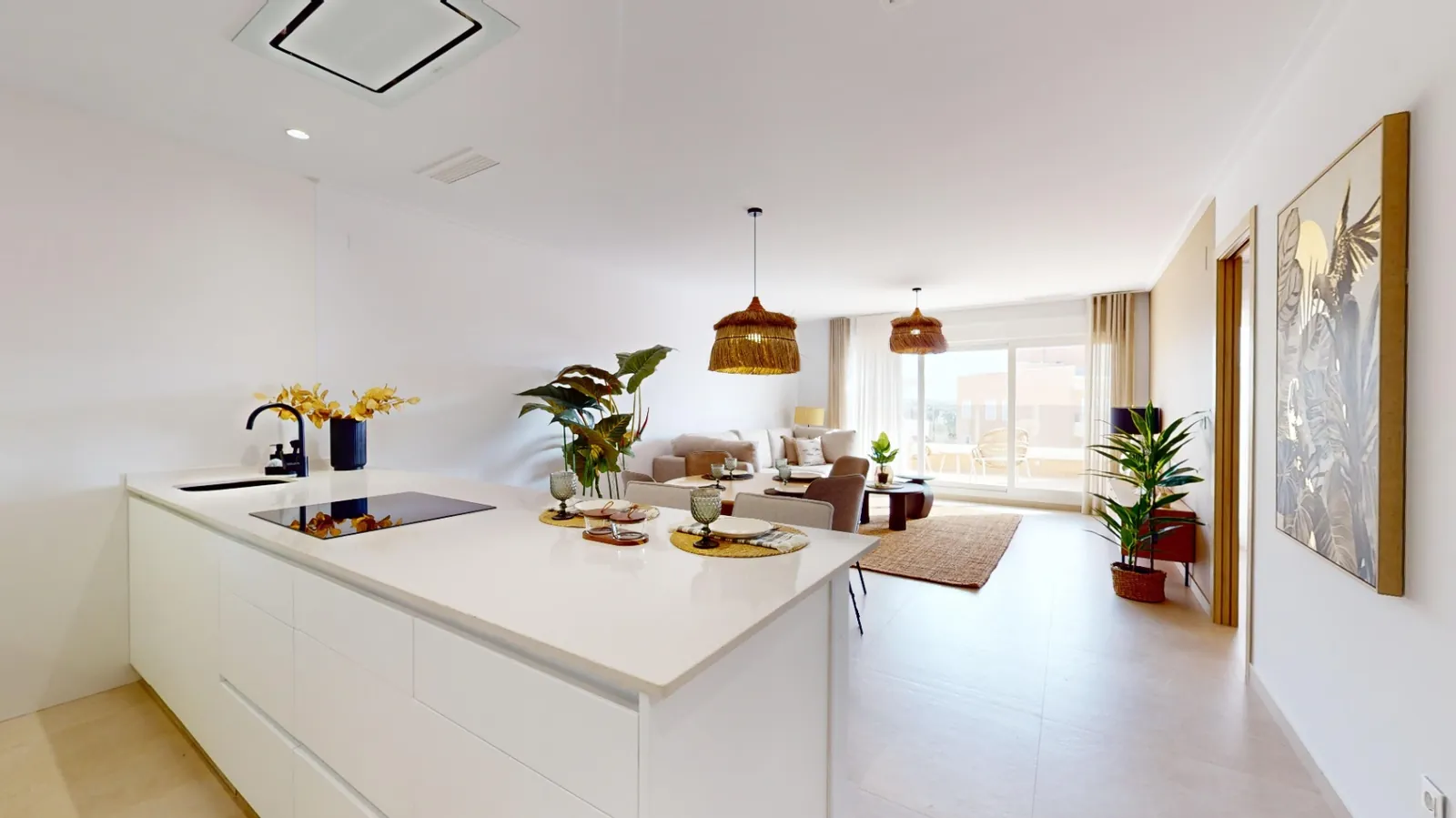 Apartamento de tres habitaciones en Pilar de la Horadada.